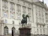 Radetzki-Denkmal vor ehemaligem k.u.k. Kriegsministerium