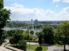 Panoramablick über die Donau